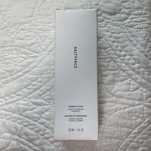 SaltyFace tanning foam mousse light to medium 5oz